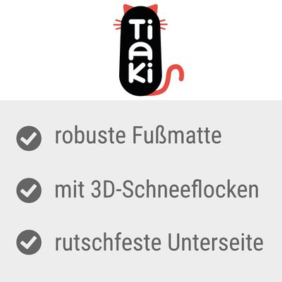 TIAKI Winterliche Fußmatte