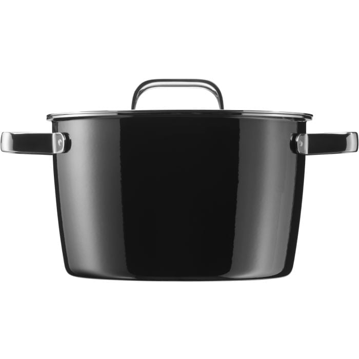 Fusiontec Aromatic Kochtopf, 22 cm, Black