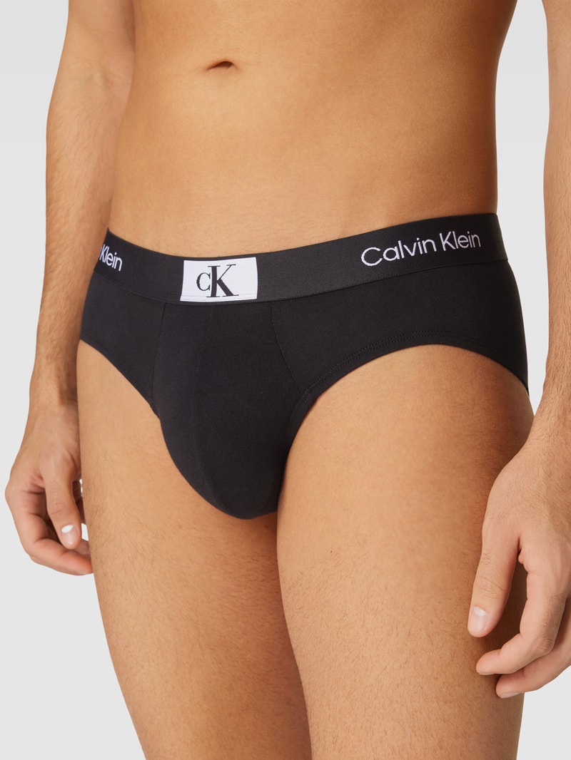 Slips im 3er-Pack in schwarz