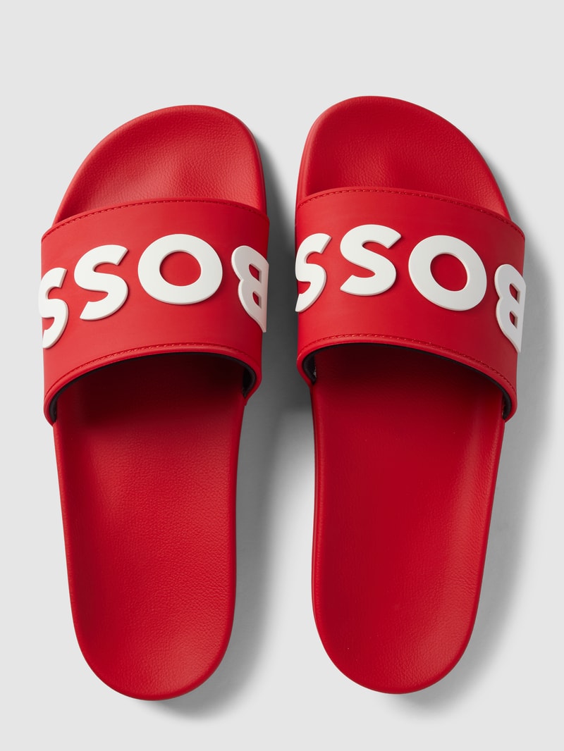 Slides mit Label-Print Modell 'Kirk' in rot