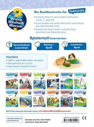 Ravensburger Wieso? Weshalb? Warum? Erstleser, Band 12: Haustiere