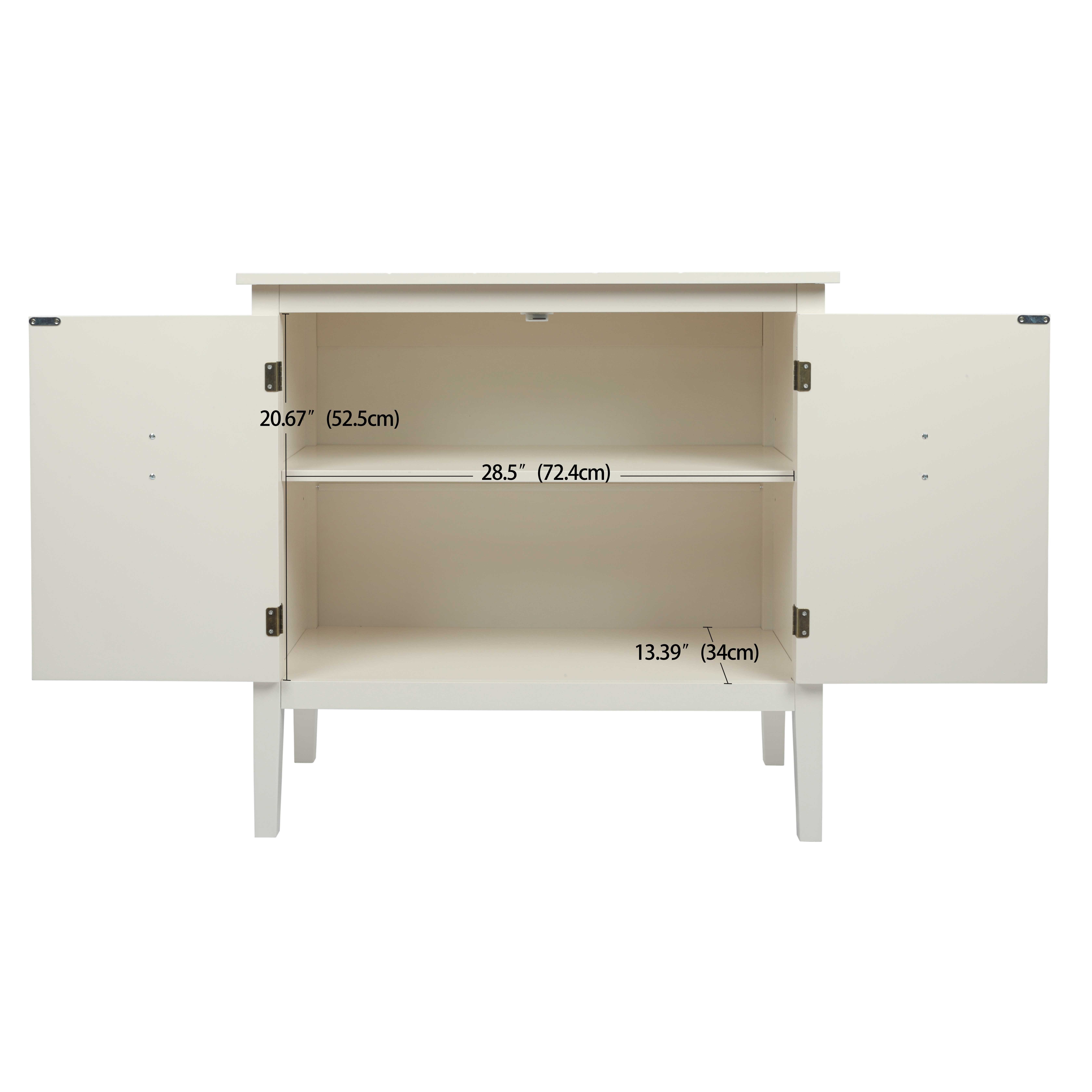 REDOM Anrichte Sideboard Flurschrank Kommode Küchenschrank, mit Griffe