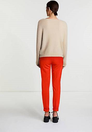 Rich & Royal Damen Strickpullover COZY CREW NECK mit Alpaka