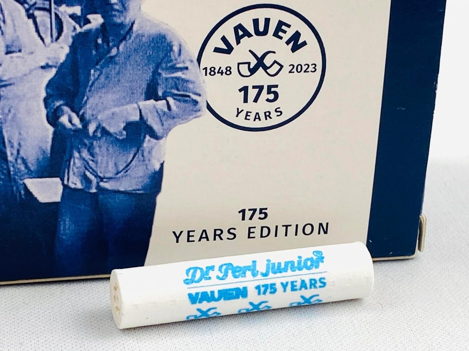 VAUEN Handpfeife Pfeife 175 Jahre Jubiläumspfeife Modell 106 inkl. Sonderfilterbox