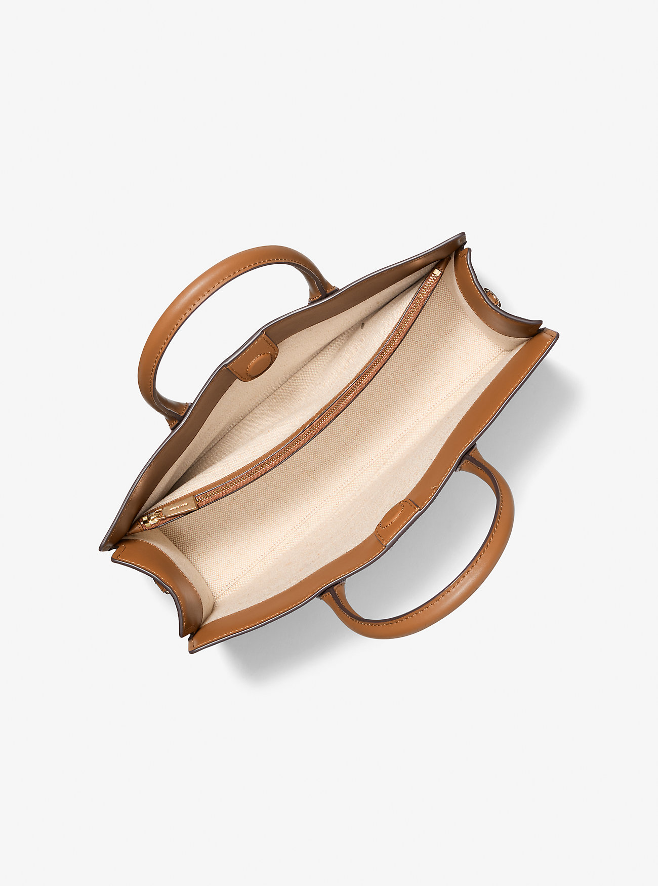 Scarlett Medium Signature Logo-veske – BRN/ACORN