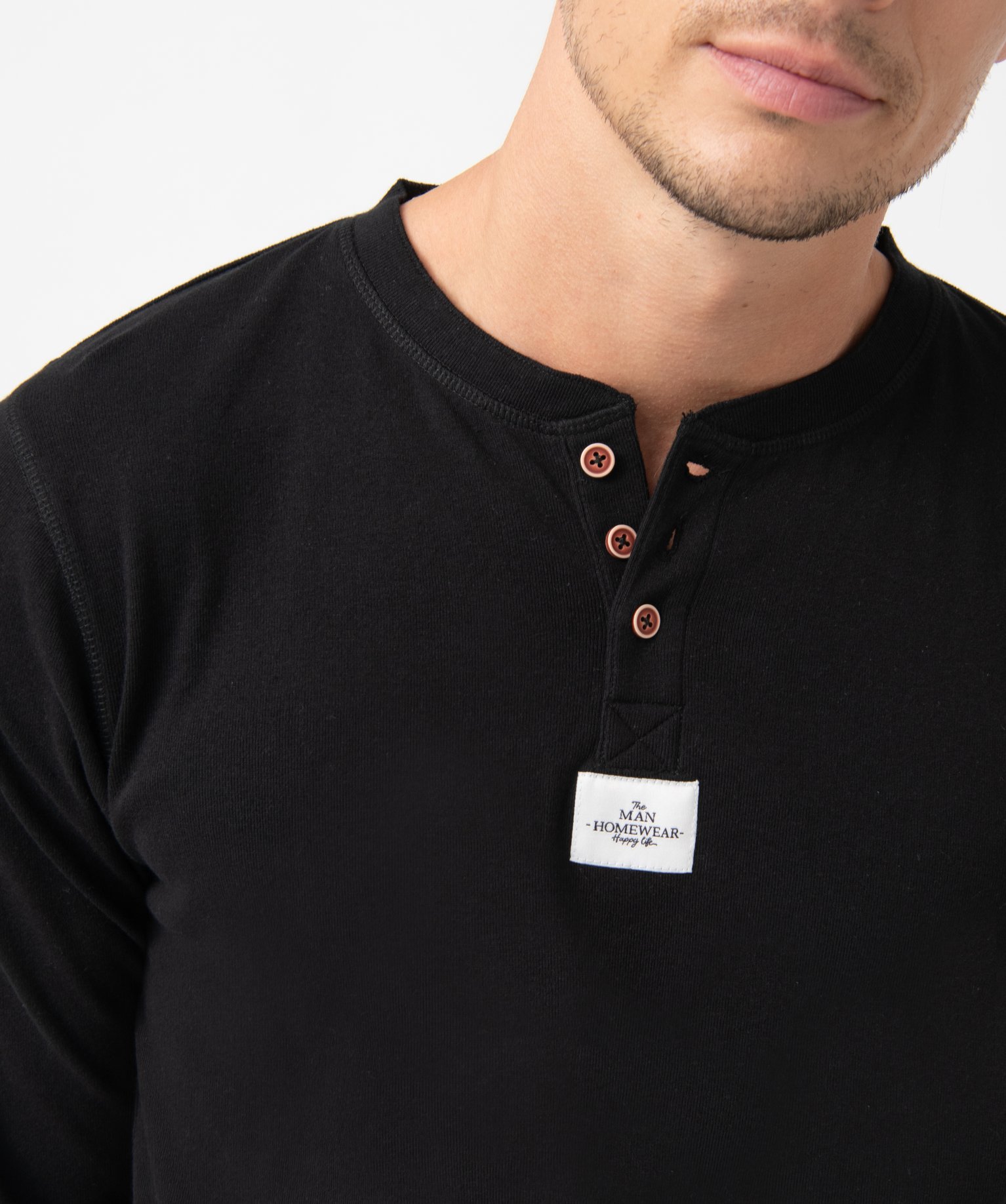 Pyjama homme à carreaux dans sa pochette noir | GEMO
