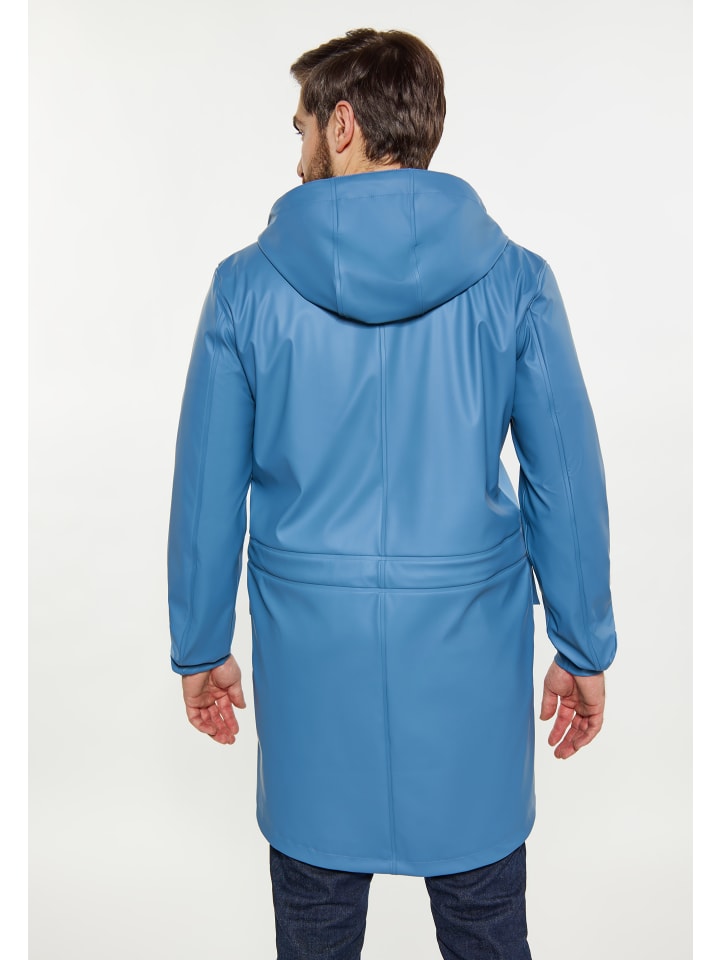 Schmuddelwedda Regenmantel in Stahlblau günstig kaufen