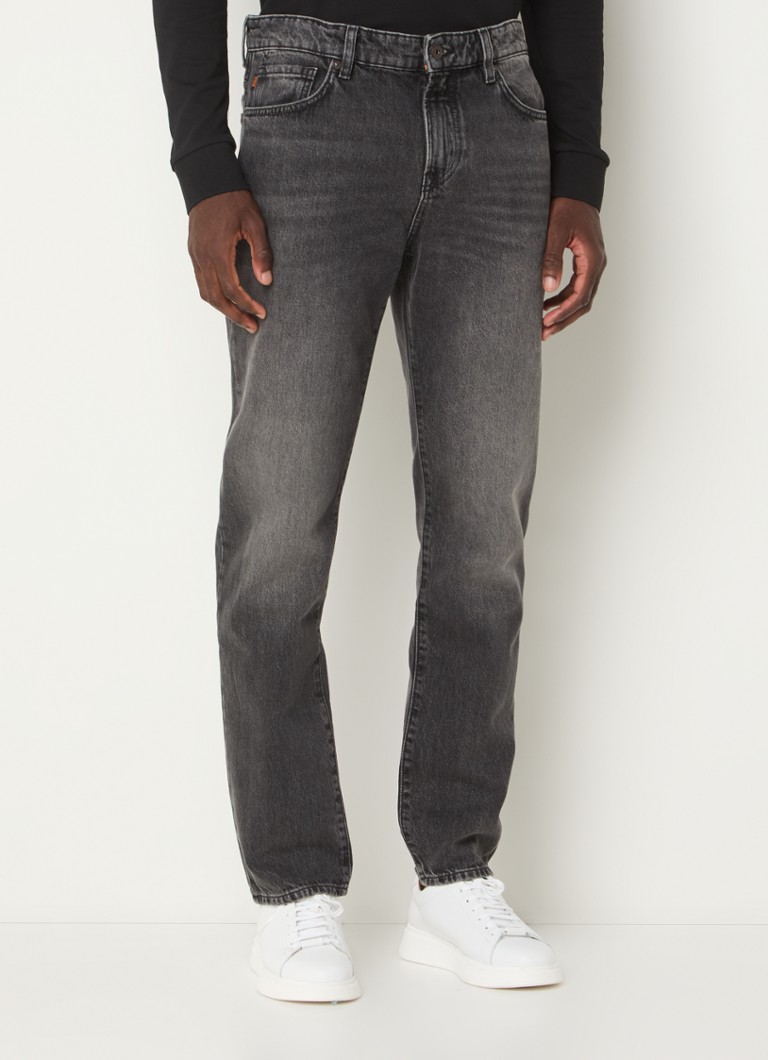 Blugi HUGO BOSS RE.MAINE slim fit cu efect decolorat