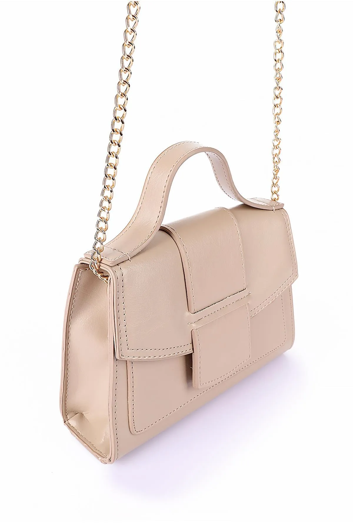 Getcho  Martina Damen-Handtasche und Umhängetasche mit Kettenriemen