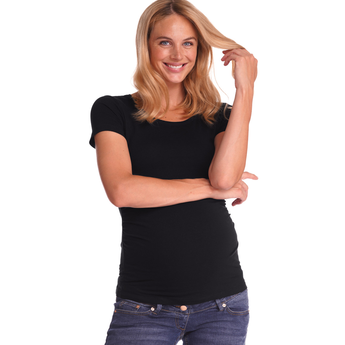 2 Damen Umstands-T-Shirts im Set