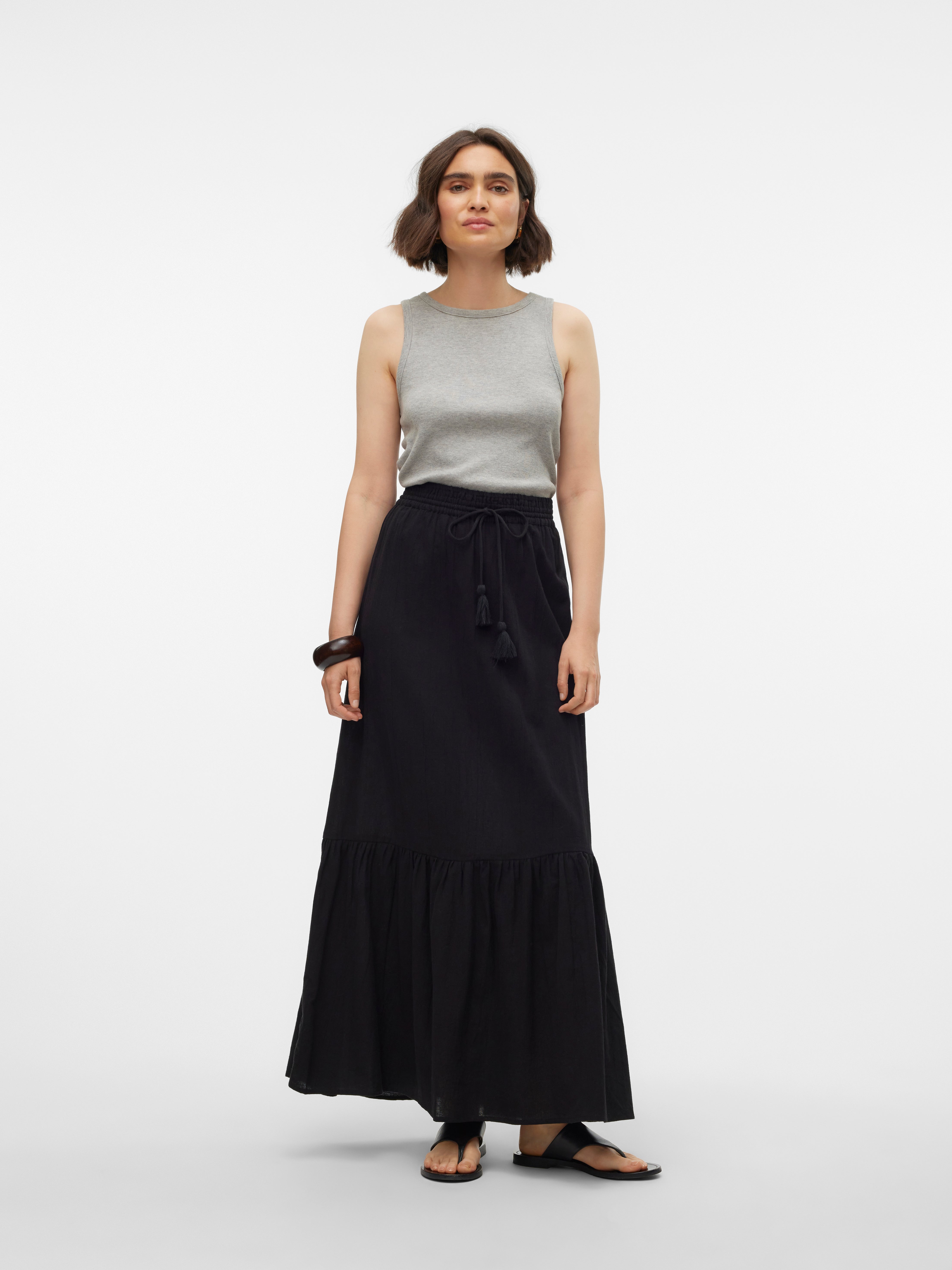 VMPRETTY Hohe Taille Langer Rock