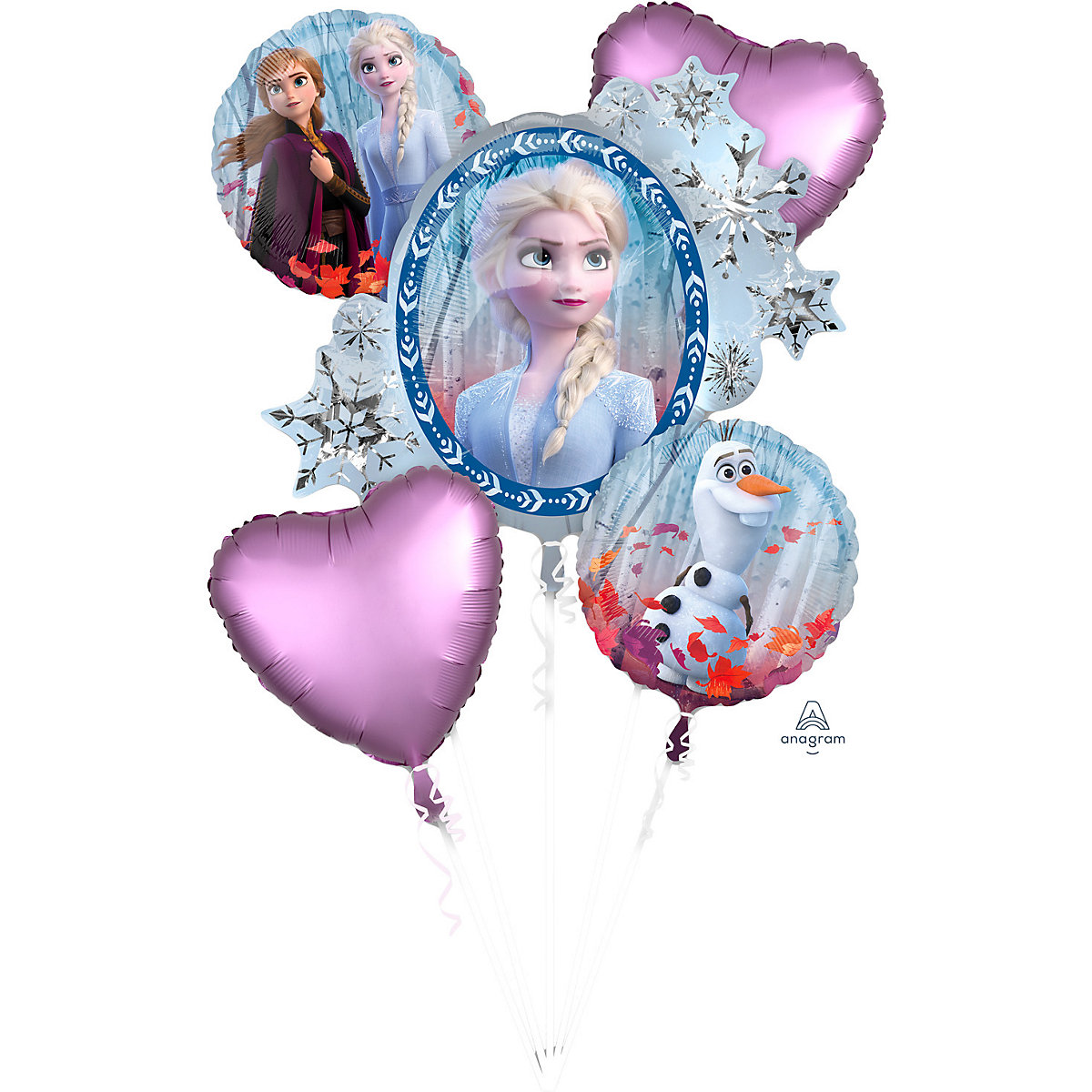 Folienballon-Bouquet Die Eiskönigin 2