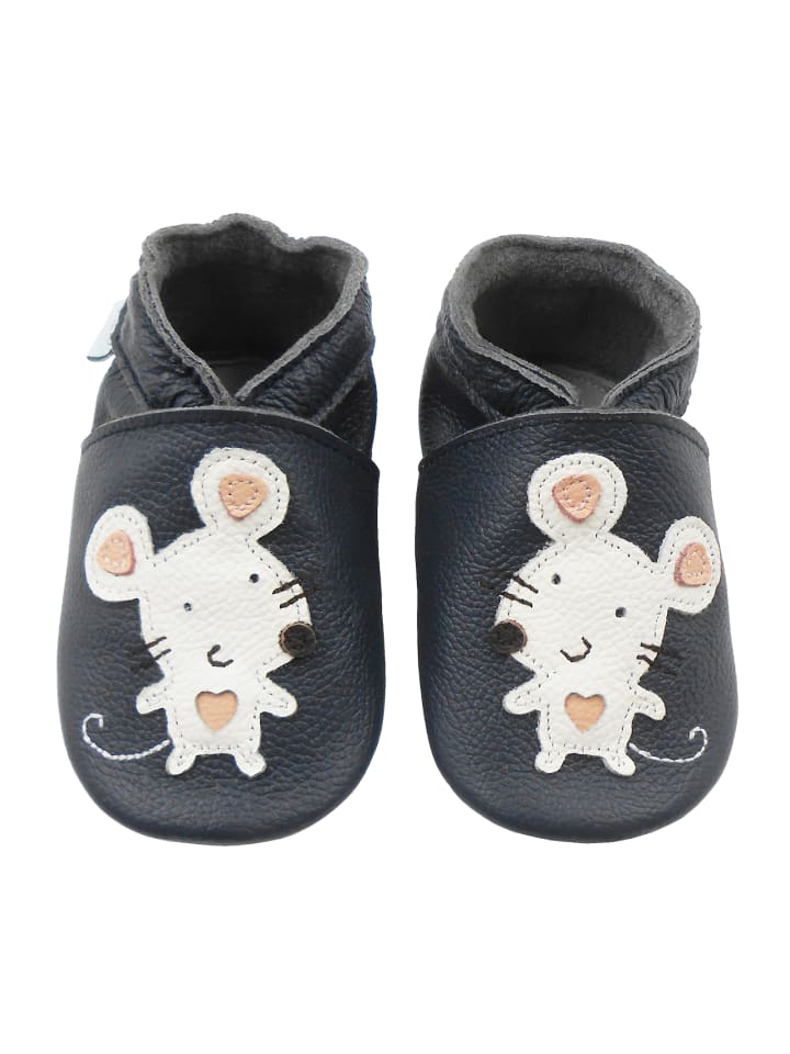 Yalion Baby Leder-Krabbelschuhe 