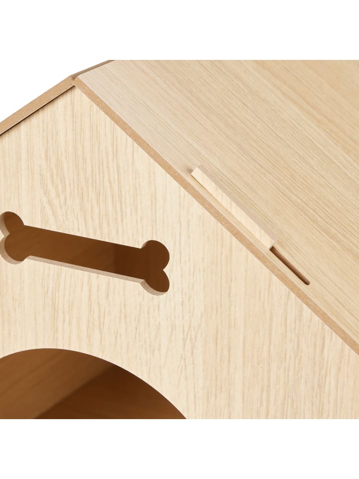 relaxdays Hundehütte in Natur günstig kaufen onesize