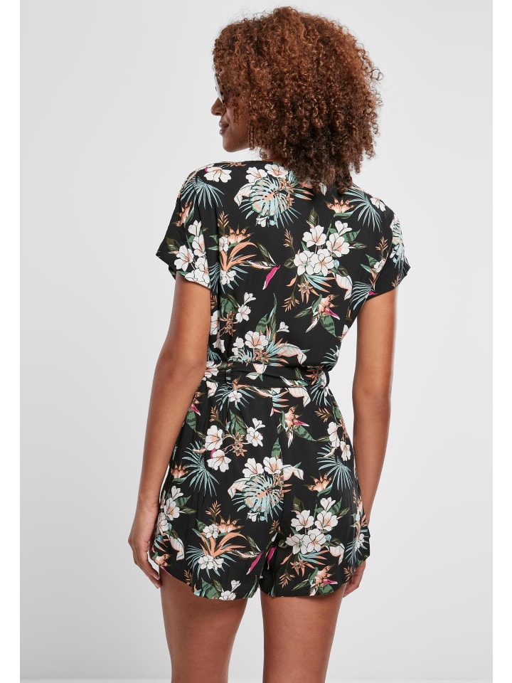 Urban Classics Urban Classics Jumpsuits in black tropical günstig kaufen