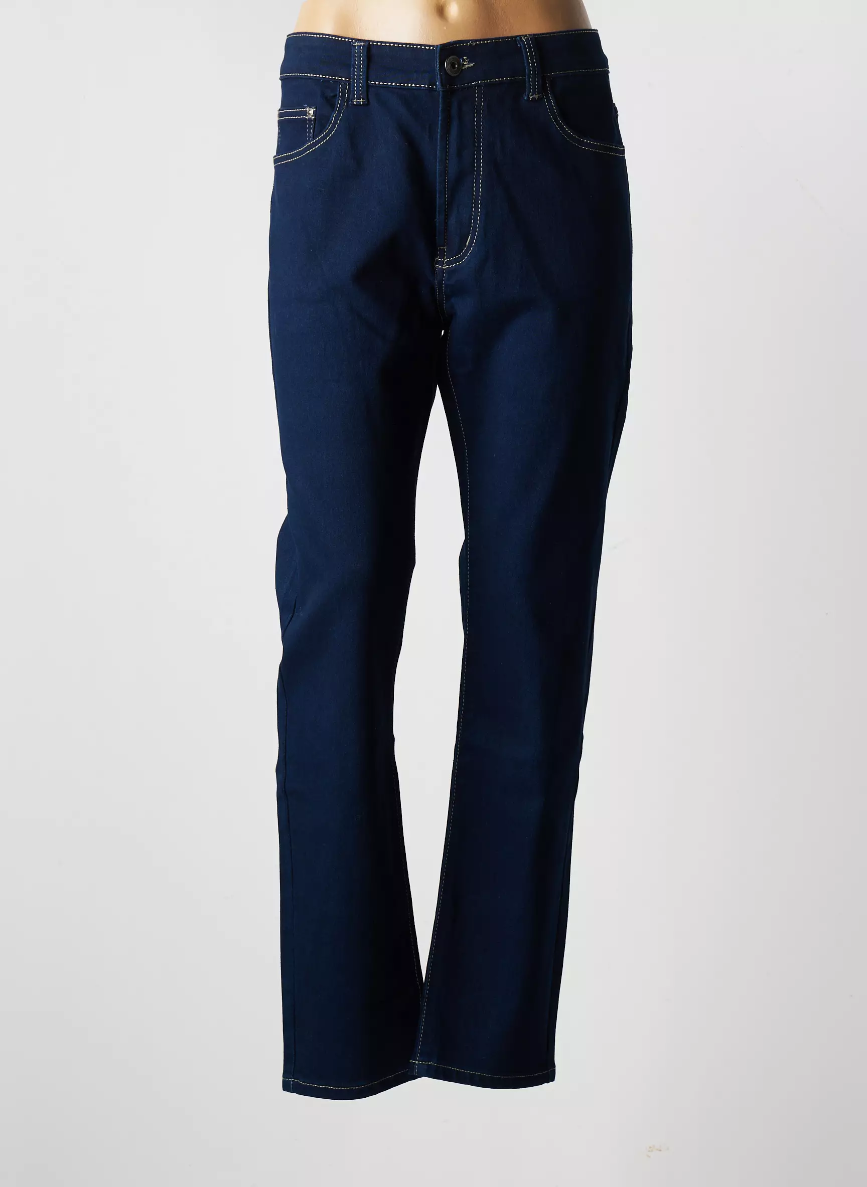 X Max Jeans Coupe Droite Femme couleur bleu
