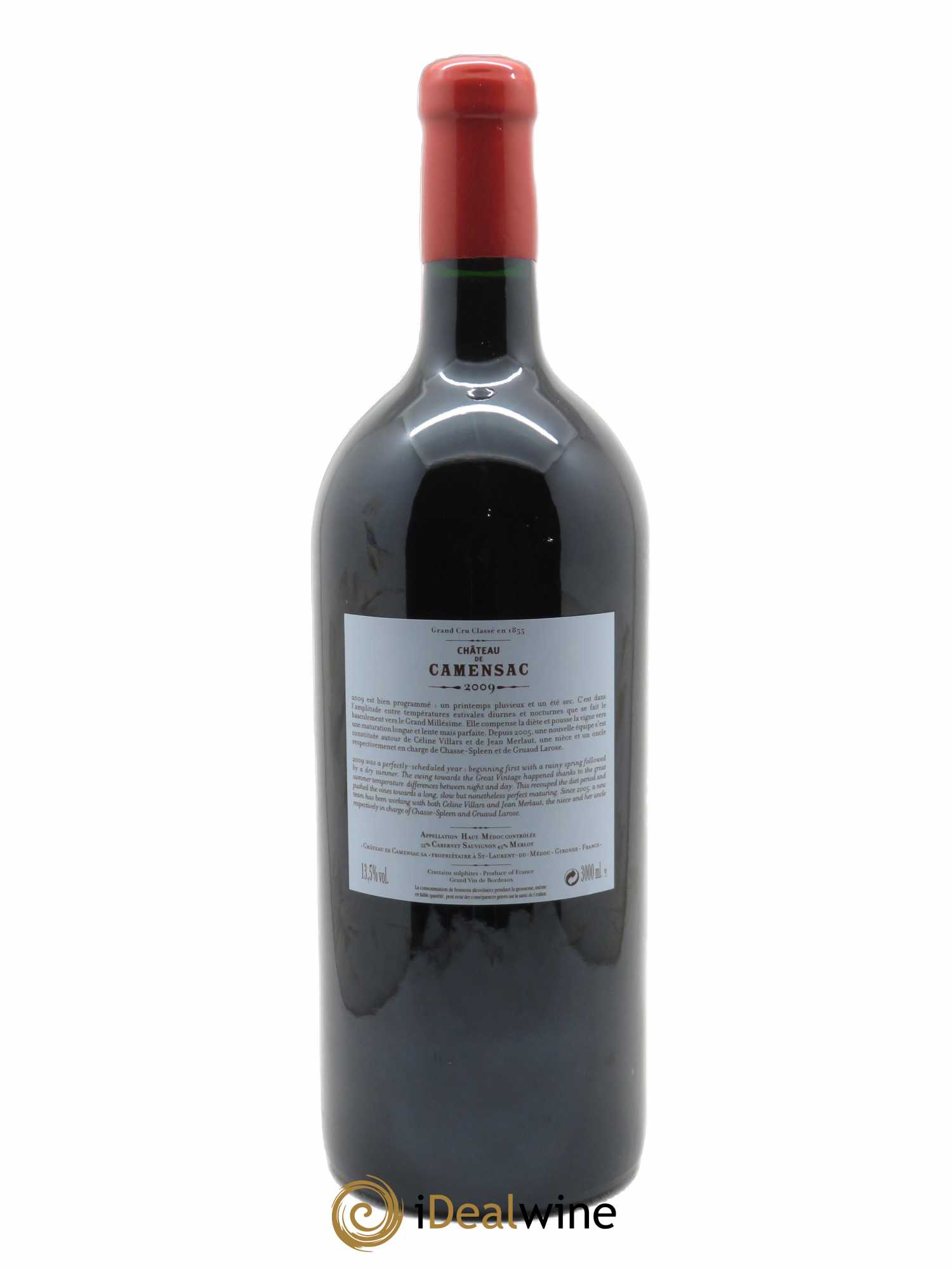 Château Camensac 5ème Grand Cru Classé  2009 - Lot de 1 Double-magnum