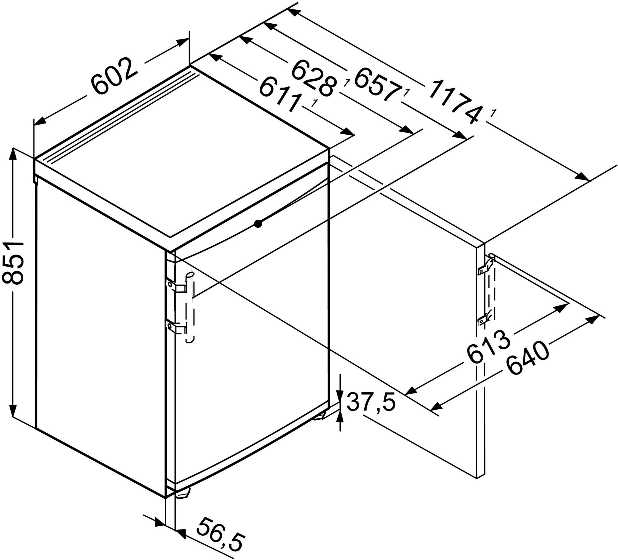 Liebherr Gefrierschrank GP 1496-20, 85,1 cm hoch, 60,2 cm breit