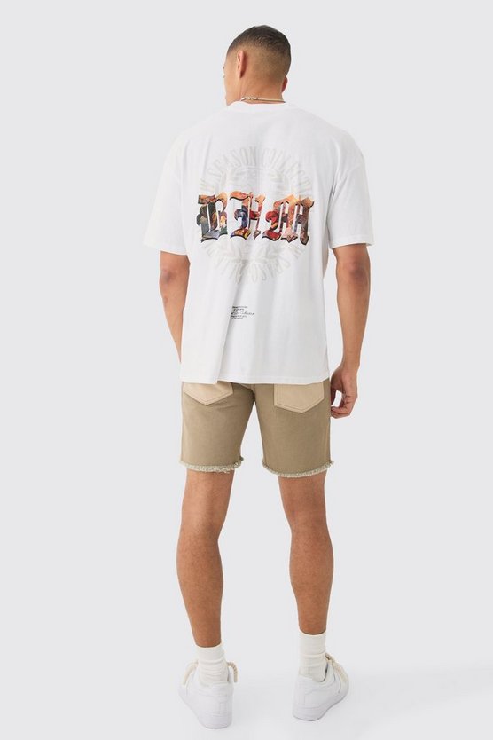 Oversize T-Shirt mit Bhm Renaissance-Print