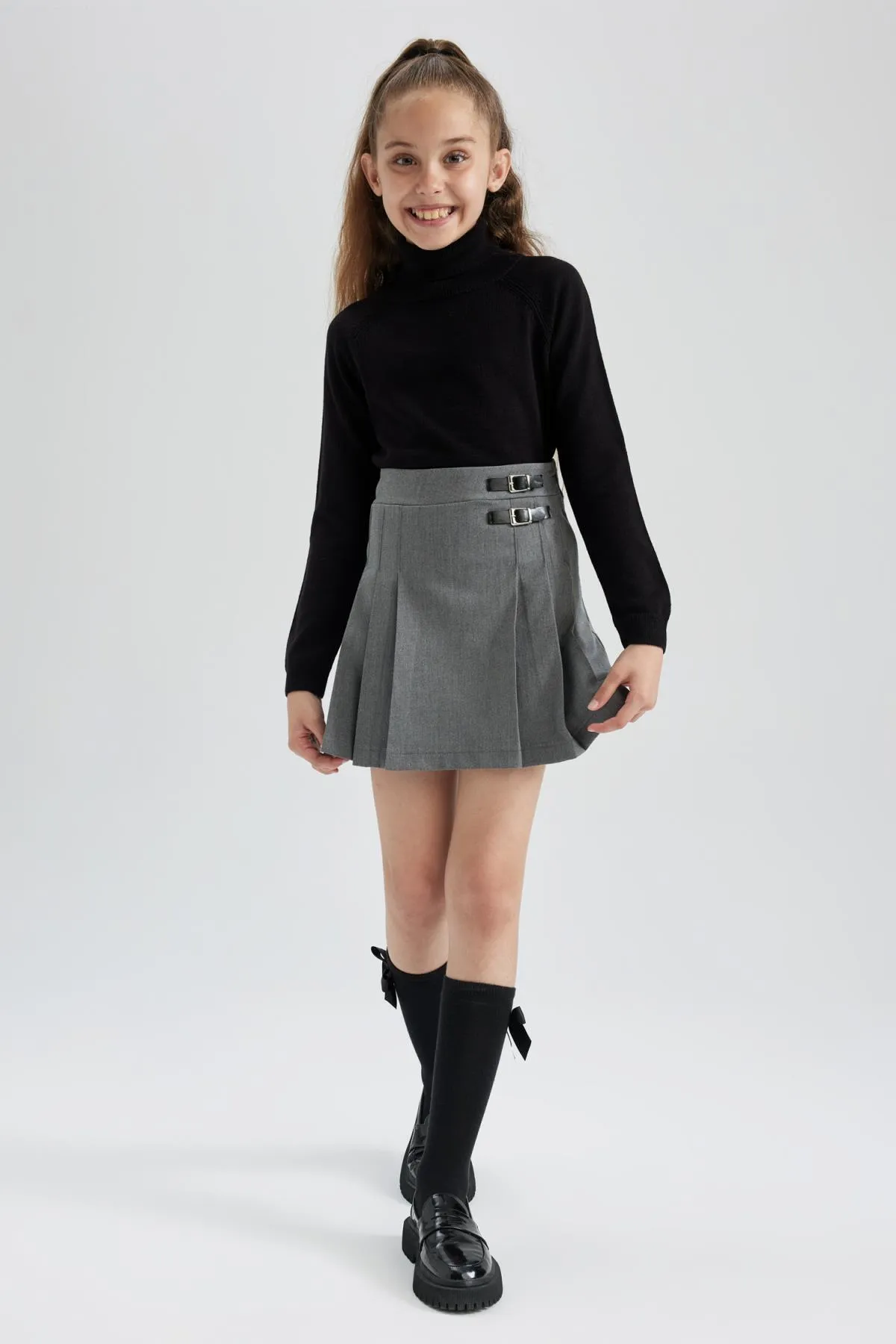 DeFacto  Schwarzer Rollkragenpullover für Mädchen
