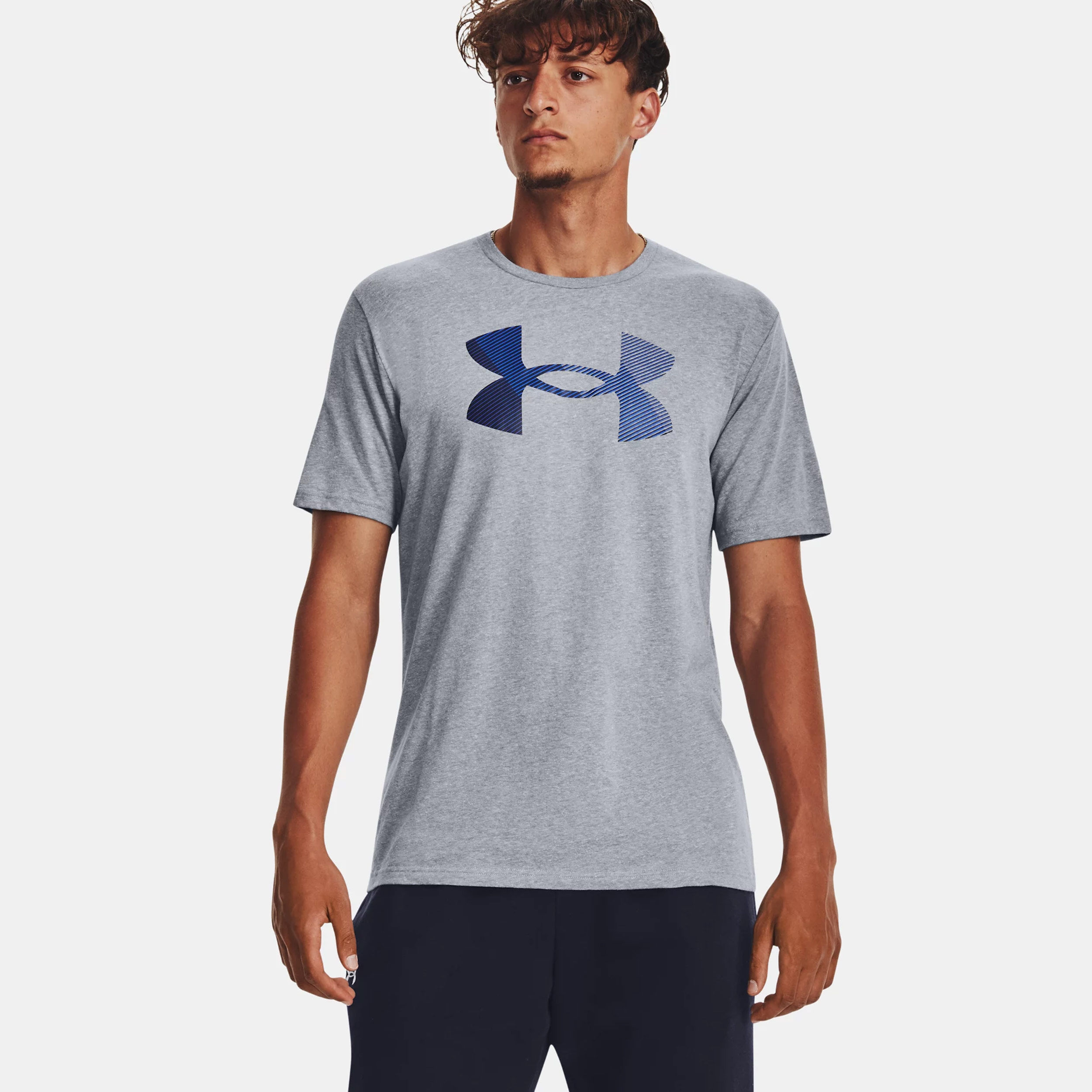 Big Logo Fill T-Shirt Herren - Grau, Blau