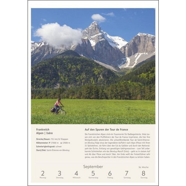 RADWANDERLUST WOCHEN-KULTURKALENDER 2024 - Kalender