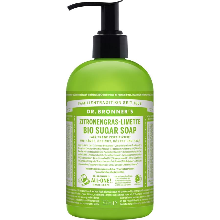 Zitronengras-Limette Bio Sugar Soap