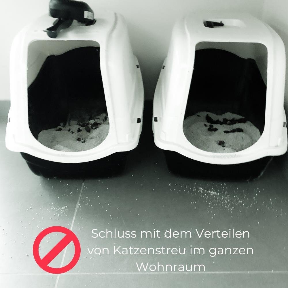 GarPet Katzentoilette Katzenklo Matte Katzenstreu Katzentoilette Unterleger Vorlegematte