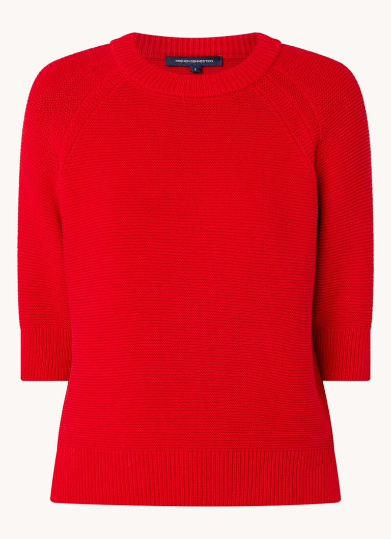 Pulover French Connection Lily Chunky Tricot cu material elastic