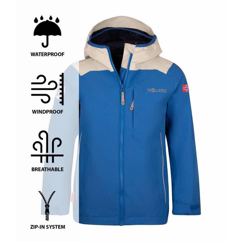 Trollkids Bergen Regenjacke Kinder