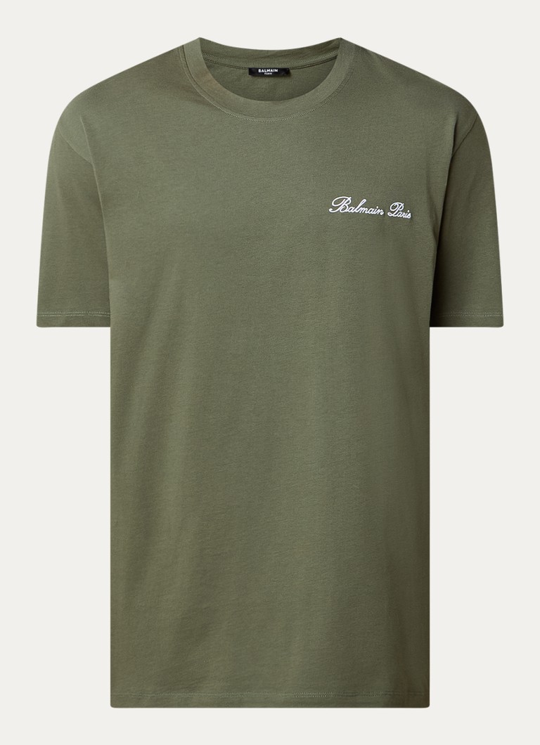 T-shirt Balmain Signature con logo