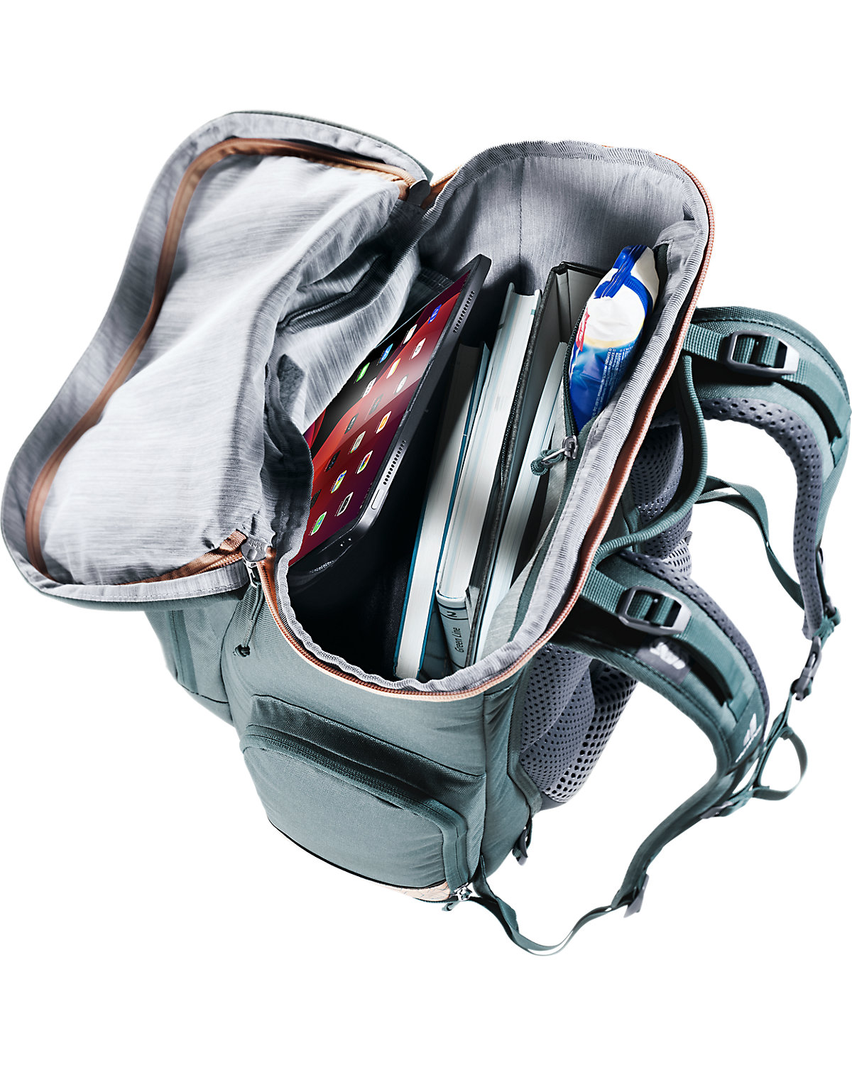 Schulrucksack SCULA teal-blush