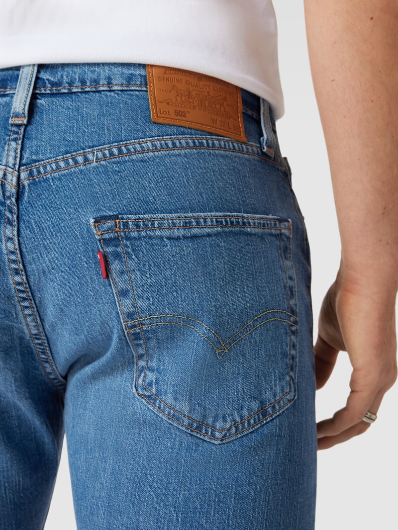 Jeans mit 5-Pocket-Design Modell 'SQUEEZY' in blau