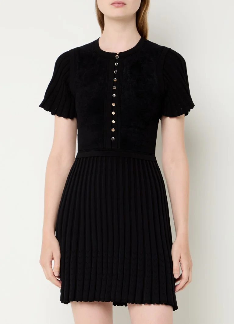 Sandro Mini bluza-haljina s naborima
