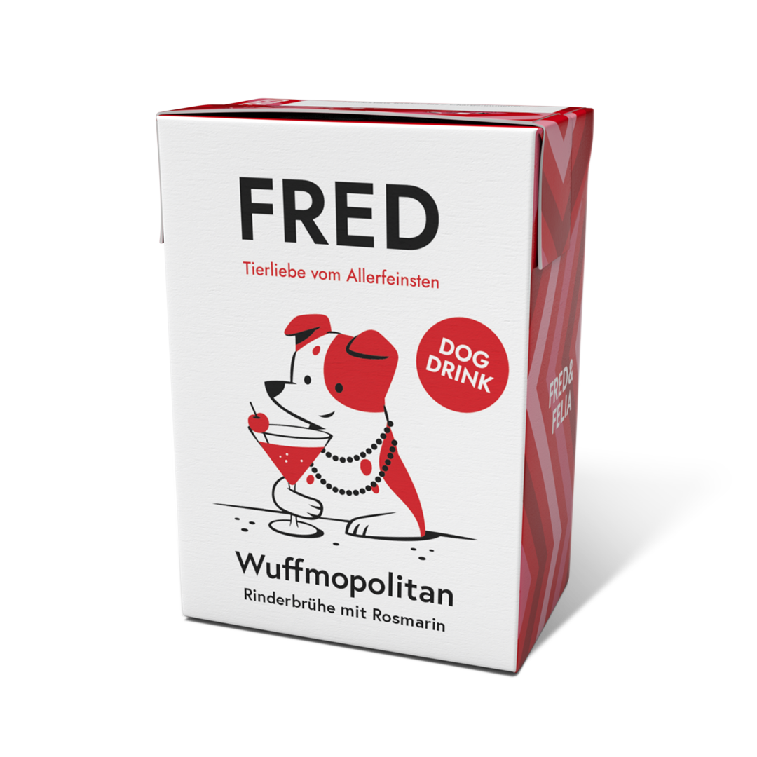 Fred & Felia Hundenassfutter Fred & Felia FRED 10x200g Dog Drink 