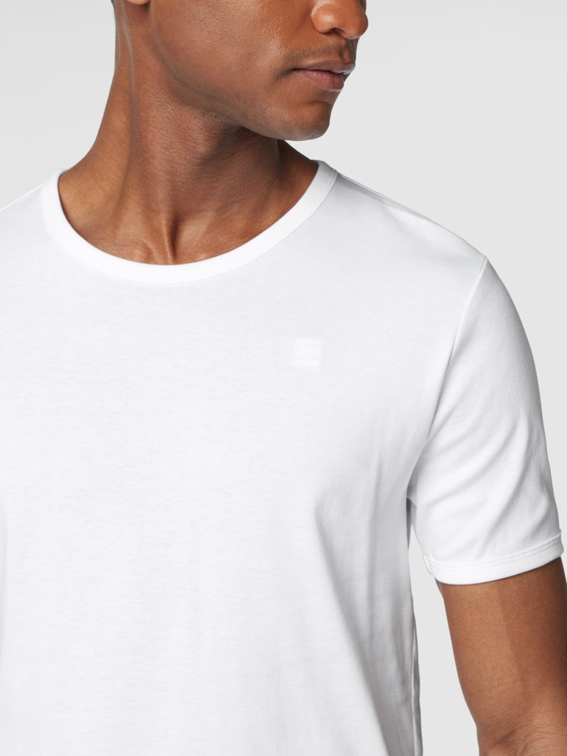 Slim Fit T-Shirt aus Organic Cotton in weiß