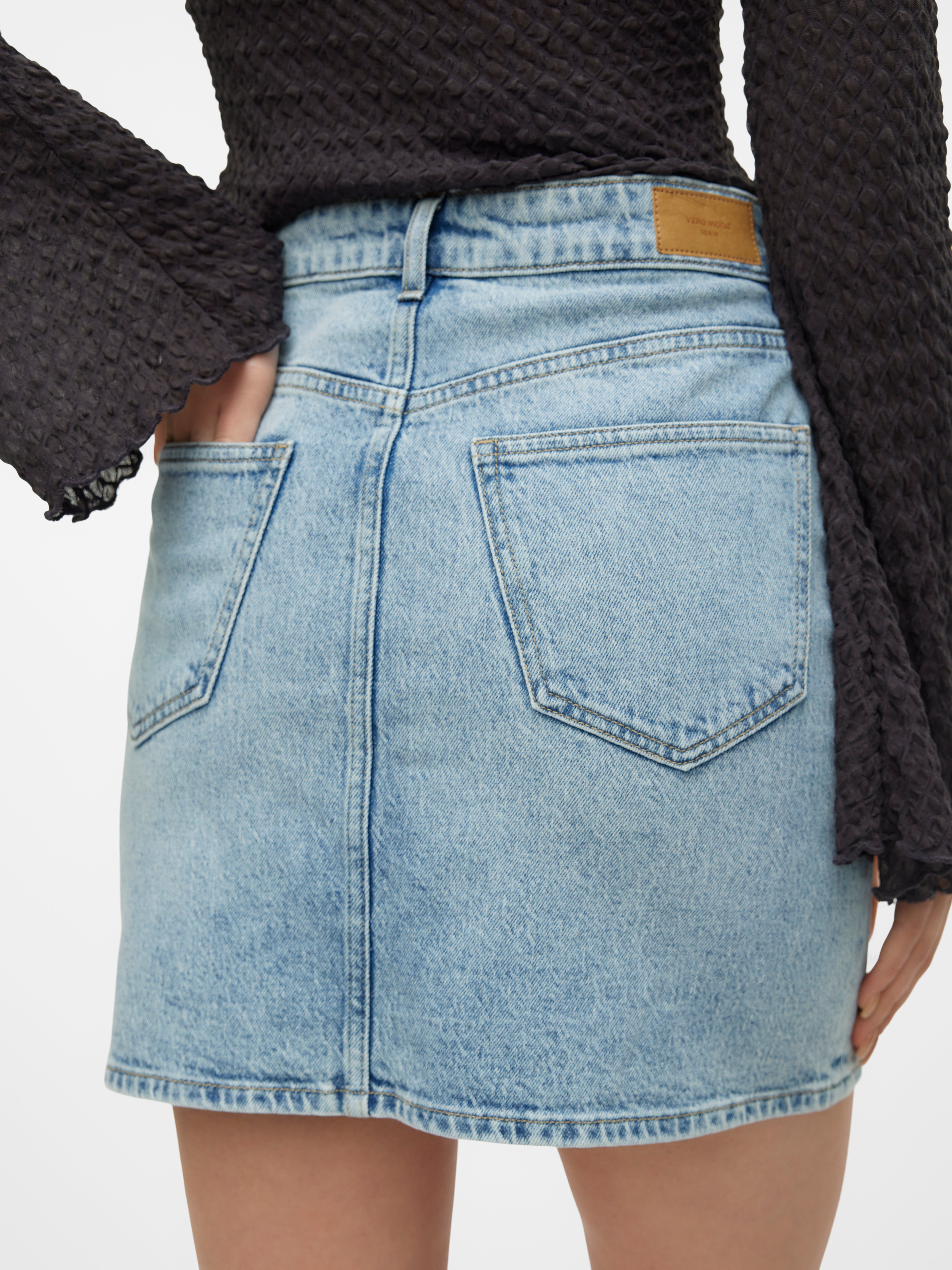 VMTESSA Hohe Taille Kurzer Rock
