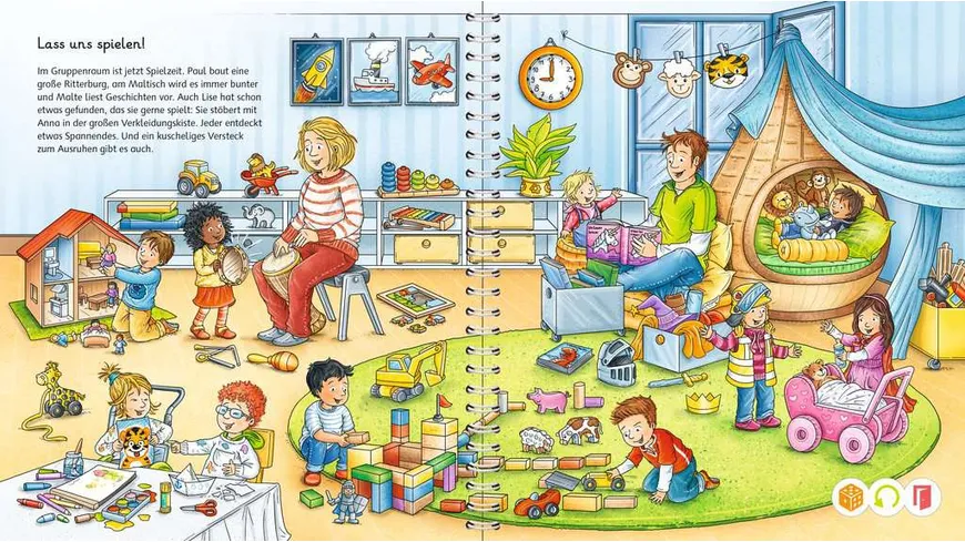 Ravensburger tiptoi - Mein Wörter-Bilderbuch Kindergarten, Los geht's in den Kindergarten