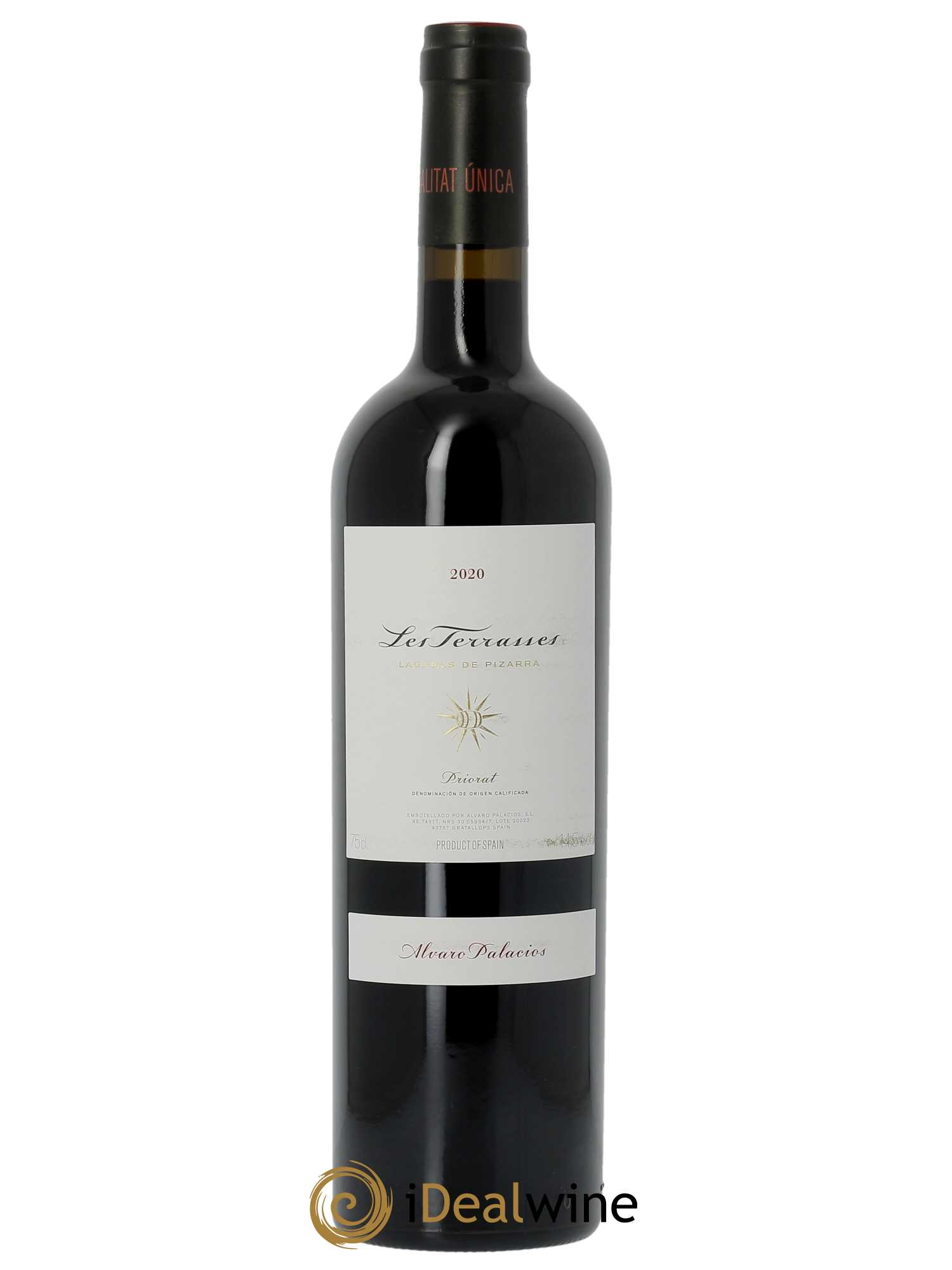 Priorat DOCa Alvaro Palacios DOCa Les Terrasses Velles Vinyes  2020 - Lot de 1 Bouteille