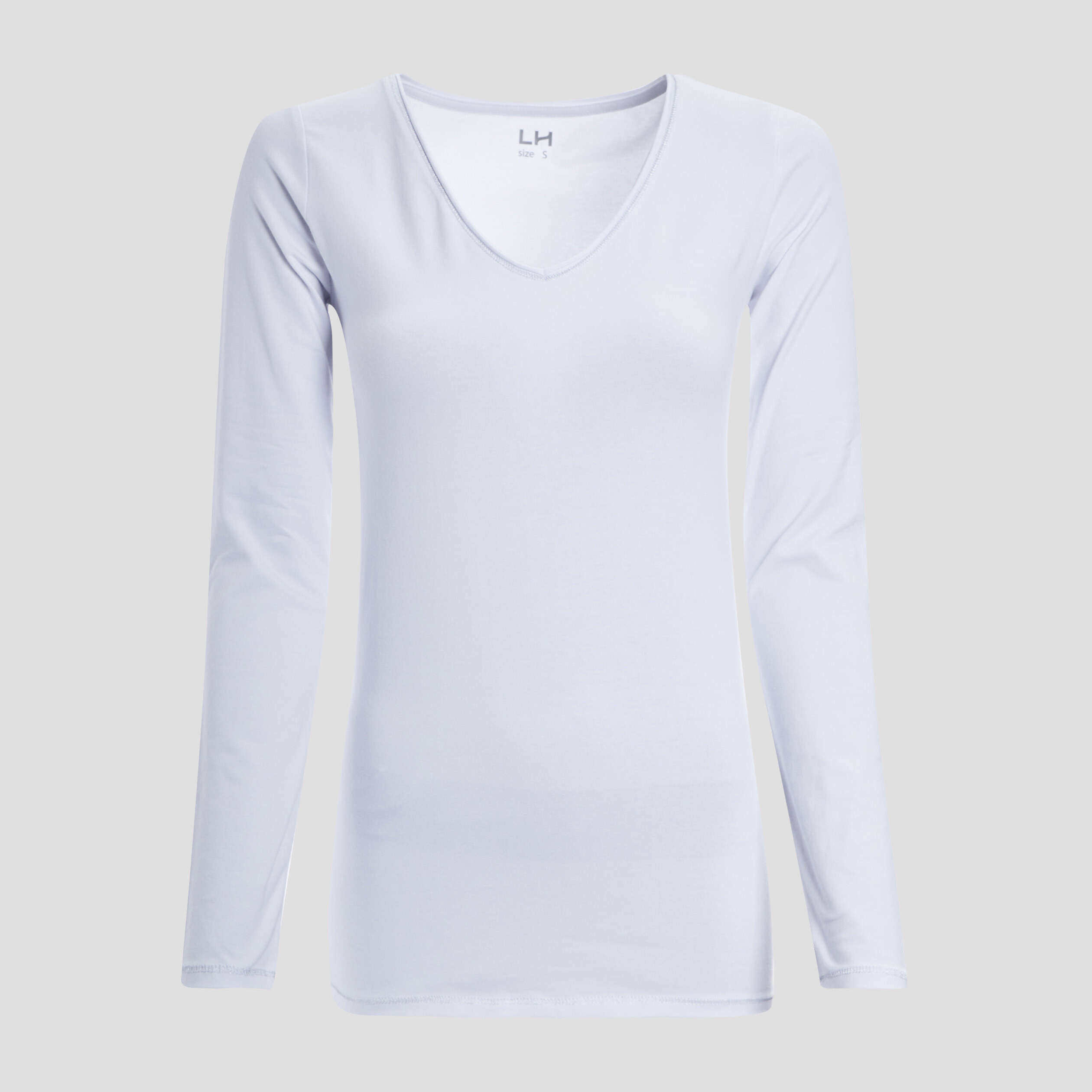 T-shirt manches longues blanc femme | La Halle