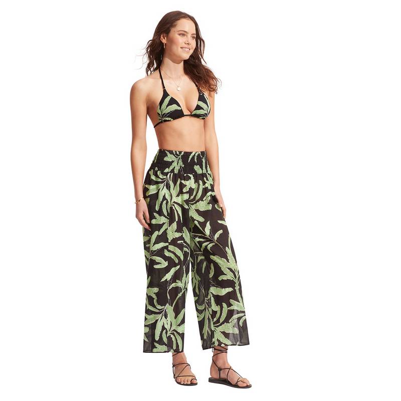 Seafolly Palm Paradise Stoffhose Damen