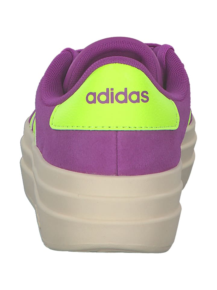 adidas Schnürschuhe in flash pink/lucid lemon/silver günstig kaufen