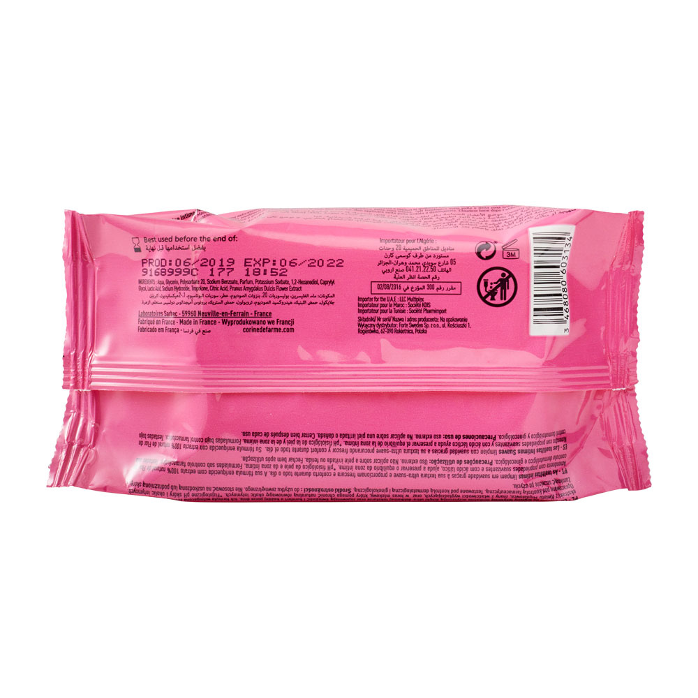 corine de farme Lingettes intimes douceur x20 Lingettes intimes