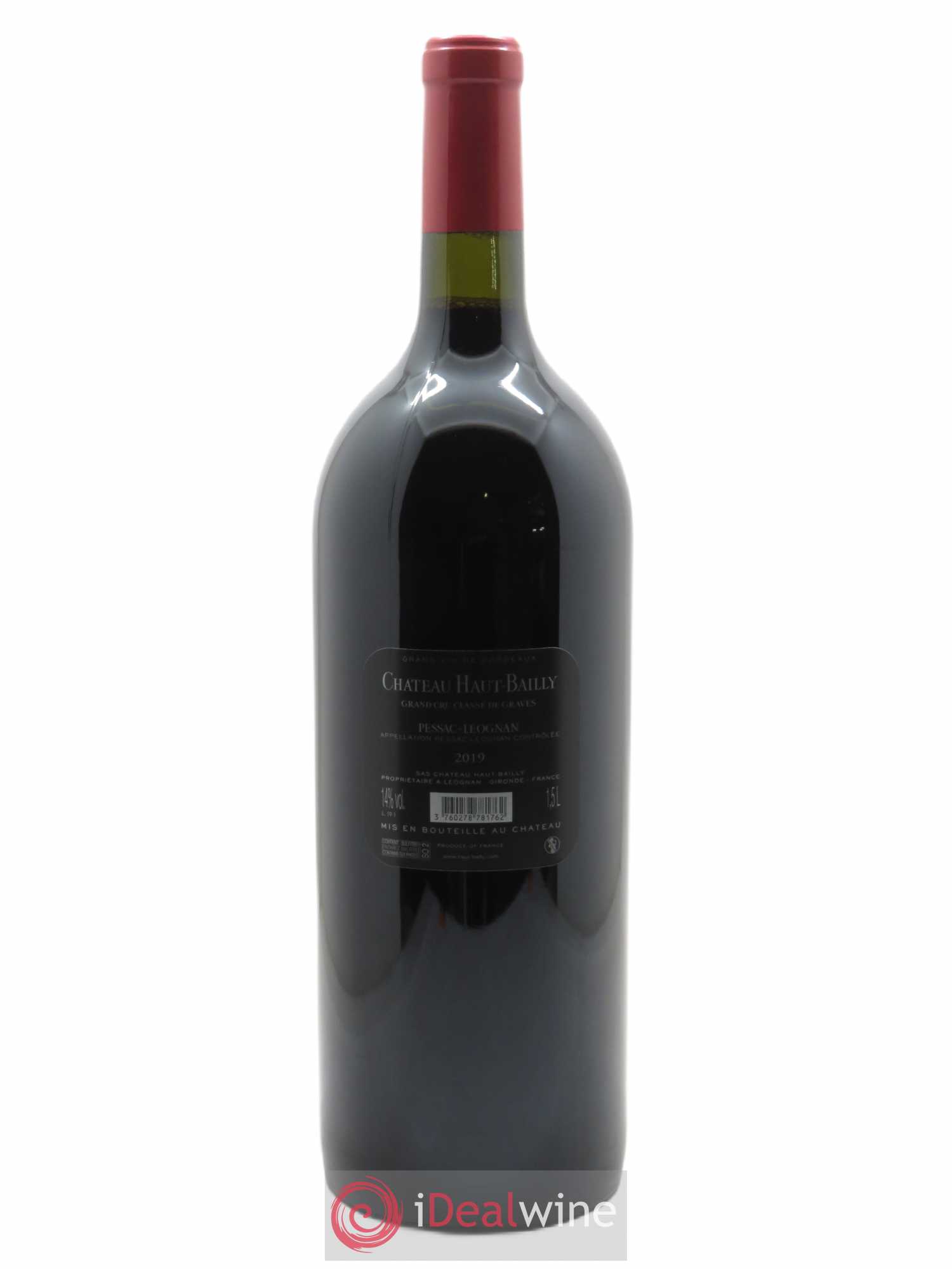 Château Haut-Bailly Cru Classé de Graves (CBO à partir de 6 BTS) 2019 - Lot de 1 Magnum