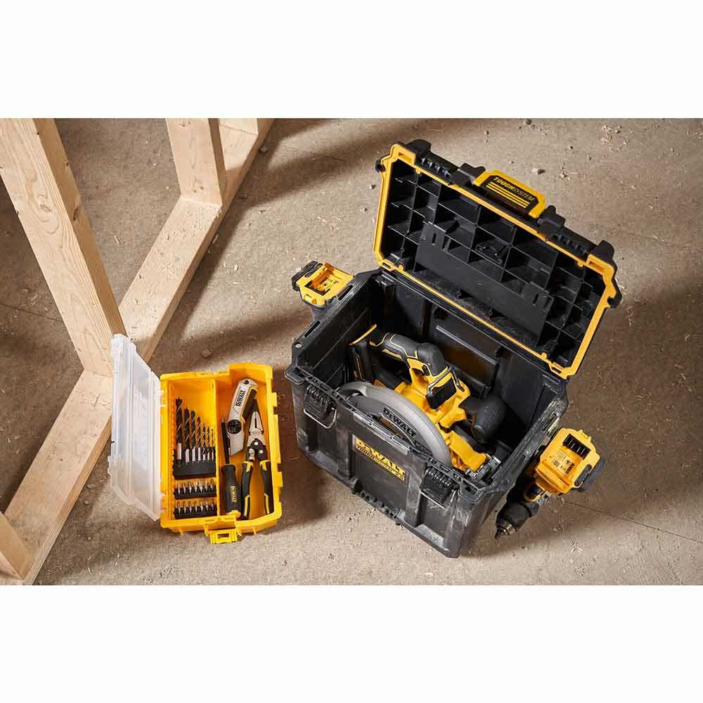 Caixa de ferramentas DEWALT TOUGHSYSTEM 2.0 de meia largura DWST08035-1