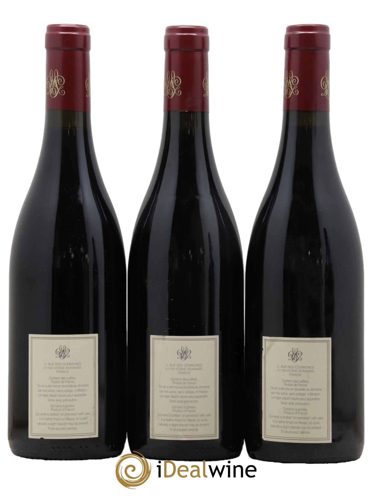 Nuits Saint-Georges 1er Cru Les Chaignots Mugneret-Gibourg (Domaine)  2013 - Lot de 3 Bouteilles