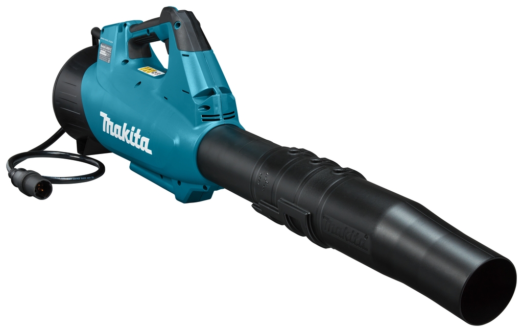 Makita UB001CX2 Akku-Laubbläser, 36-V-Stecker, + PDC1200 Rucksack-Akku