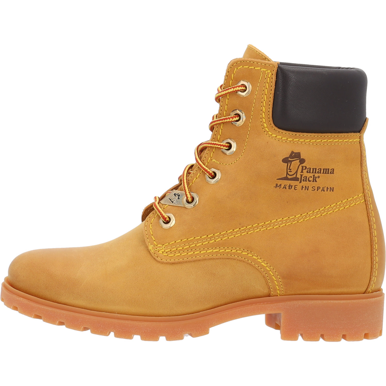 Panama Jack Panama 03 B, Schnürstiefel, Damen, Gelb (Ockergelb)