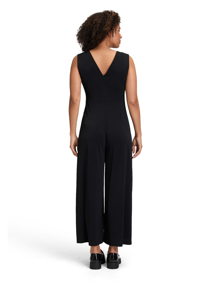 CARTOON Jumpsuit mit weitem Bein in Schwarz günstig kaufen