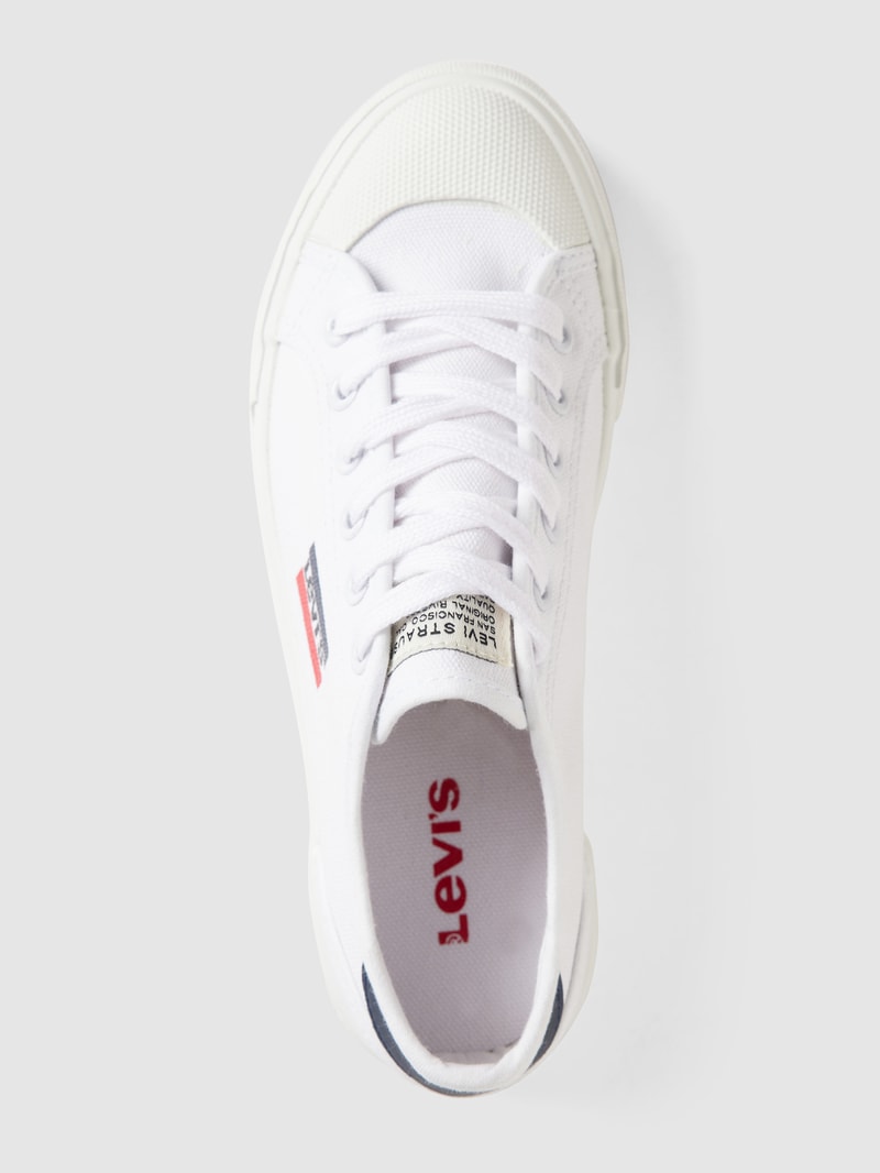 Sneaker mit Label-Details Modell 'MISSIION' in weiß